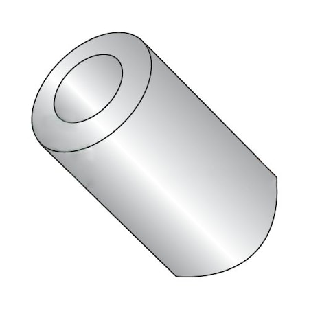 Newport Fasteners Round Spacer, #6 Screw Size, Nickel Plated Brass, 5/16 in Overall Lg, 0.140 in Inside Dia, 500 PK 558834